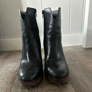 Lucky Brand Black Ankle Booties